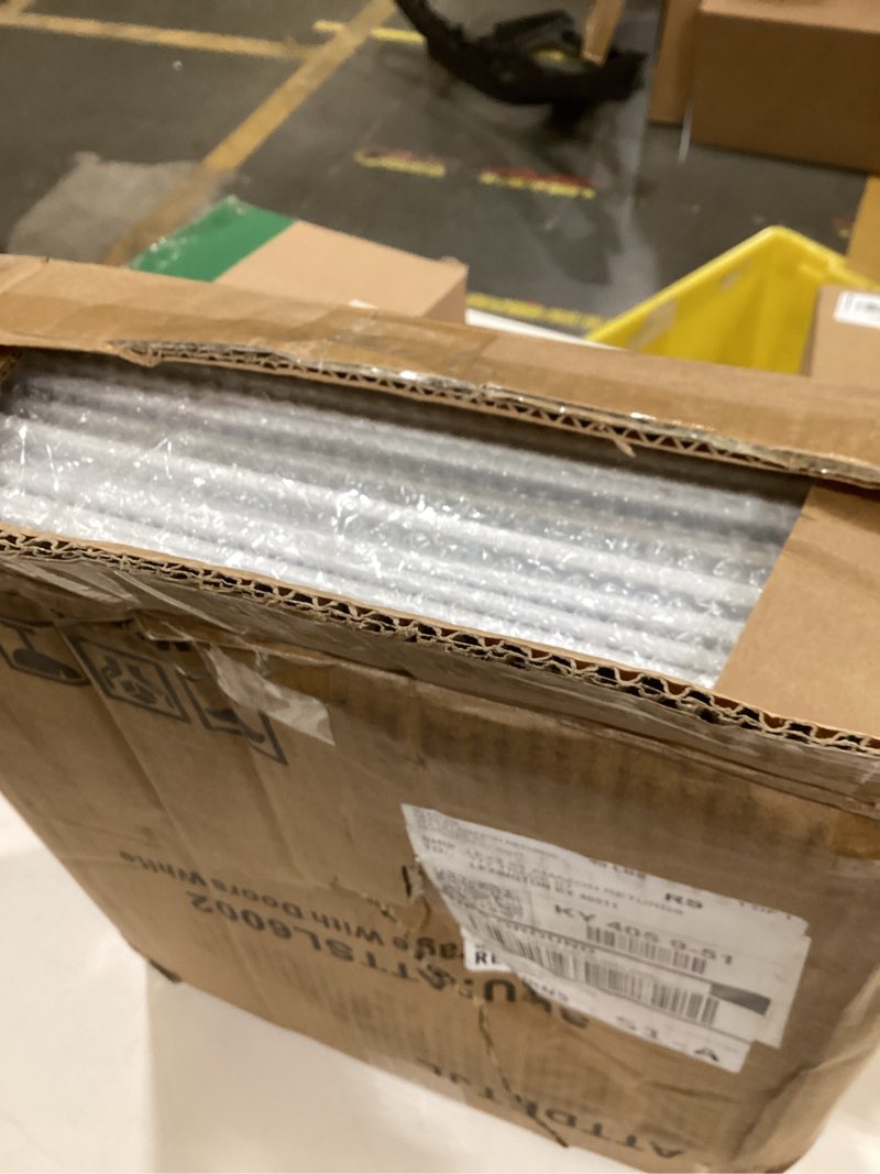 Condition photo showing Good Condition for cube storage organizer, 6-cube shelves unit with doors, diy stackable plastic clothes organizer for bedroom and under stairs storage unit, each compartment 30 x 30 x 30 cm white attsl6002