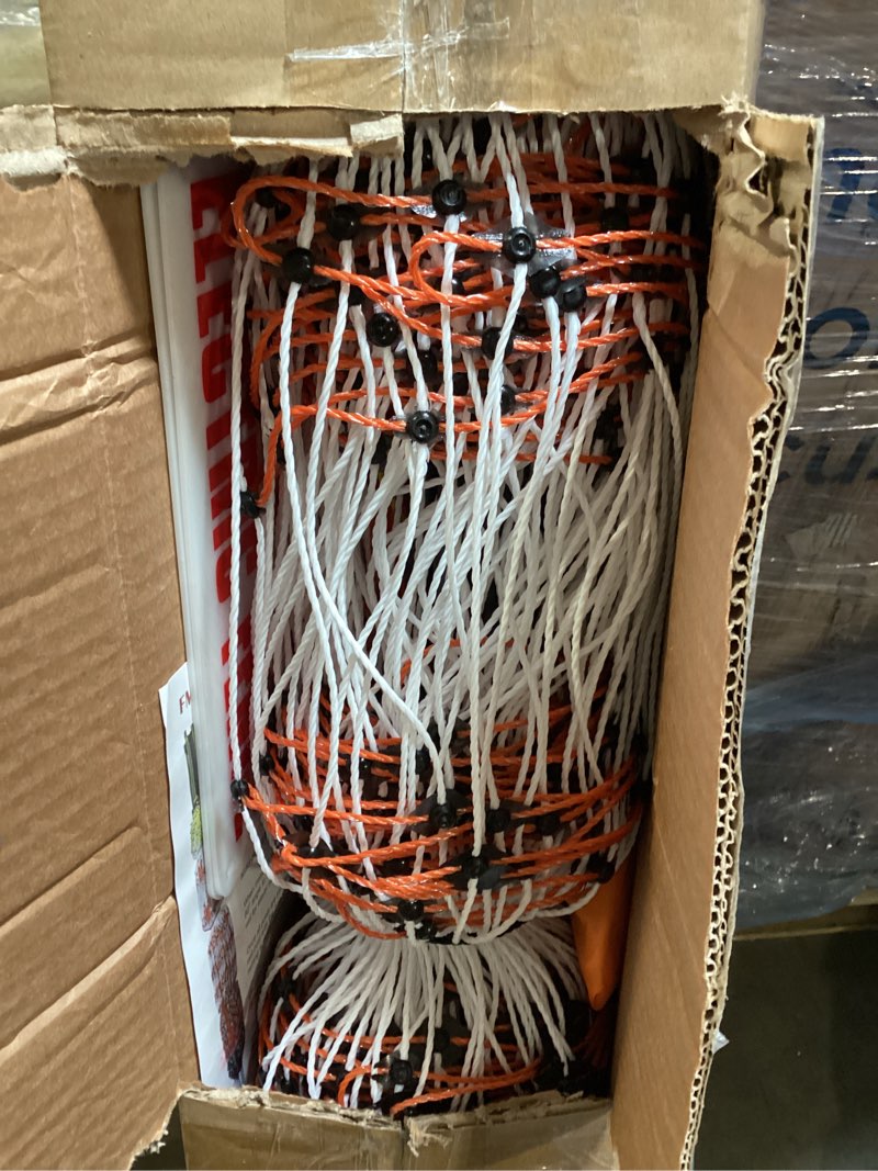 Condition photo showing Good Condition for poultry electric netting fence - 47.3''h (can be manually raised to 59.1''h) x 98.5'l for flying chicken, sheep, goats in farms, ranches and gardens, pk1 (47.3 to 59.1)" x 98.5' - pk1