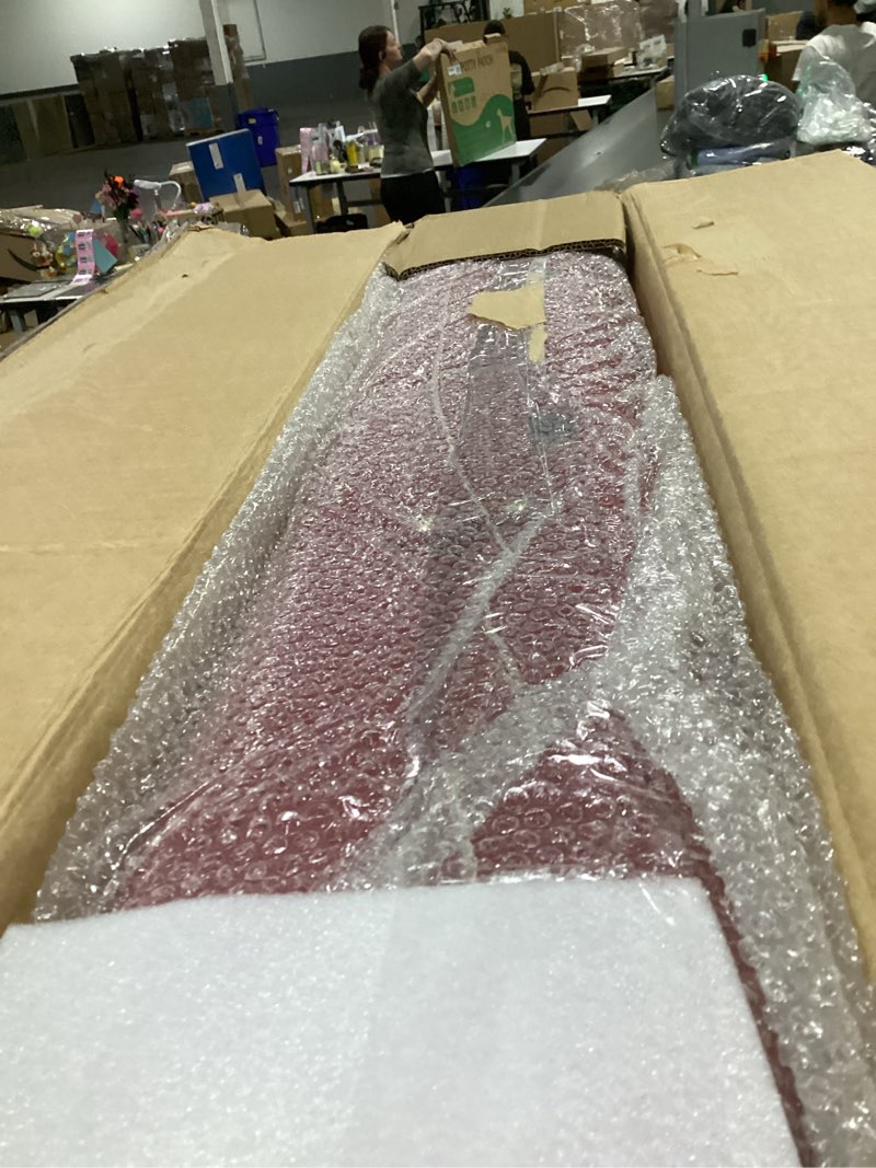 Condition photo showing New/Like New for civama massage table massage bed portable, 29 lbs light weight foldable tattoo facial care spa lash bed aluminum frame with accessories carrying bag, burgundy burgundy (wood leg)