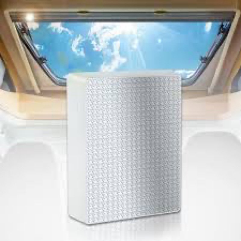 FIOQE 22\\\"x14\\\"x3\\\" Universal RV Vent Insulator, Skylight Shade RV Skylight Cover with Reflective Surfa