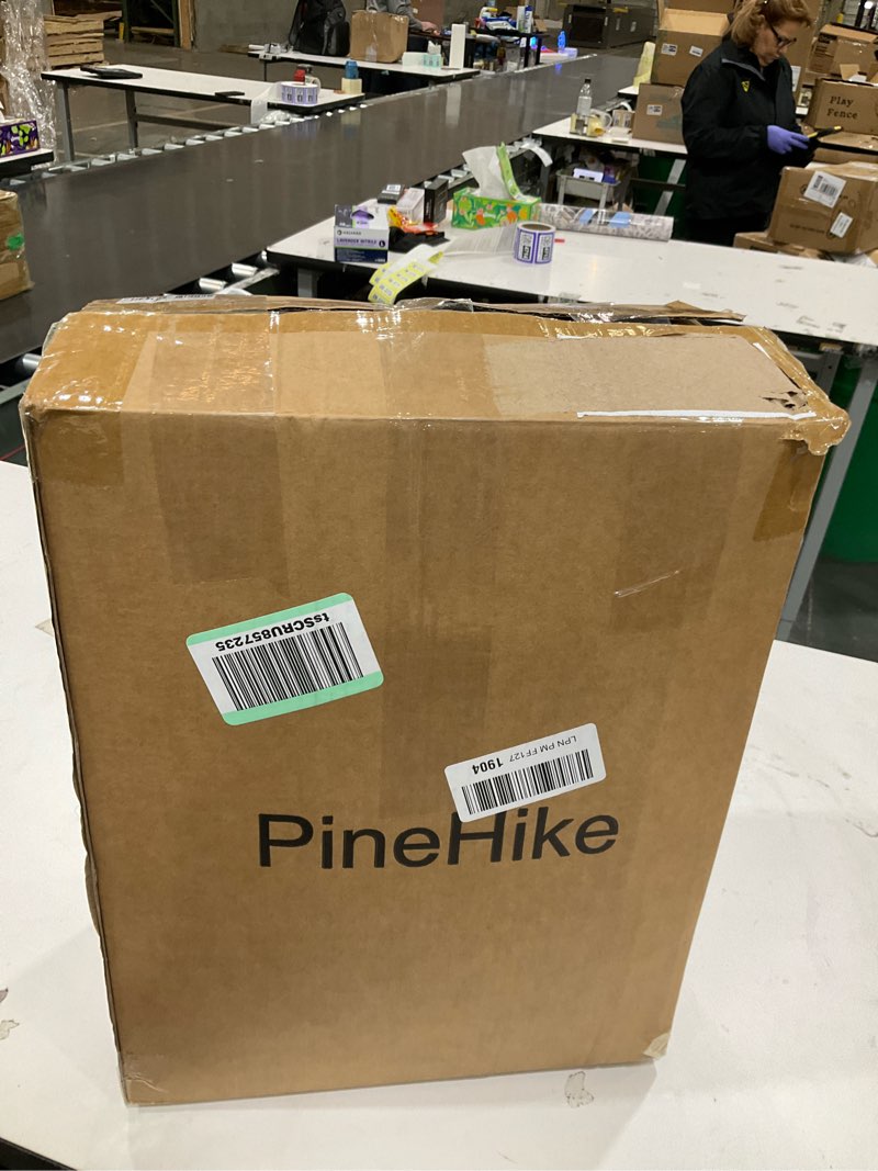 Condition photo showing New/Like New for Camping Sleeping Pad, 4" Ultra-Thick Memory Foam Camping Mat with Built-in Electric Pump, 9.5 R-Value Insulated Self Inflating Air Mattress Sleeping Pads for Car Travel Tent Essentials Green