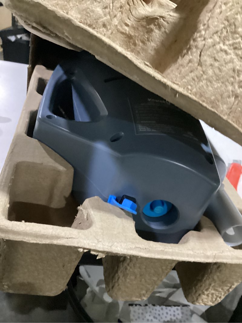 Condition photo showing As Is for cordless pool vacuum for above ground pool with telescopic pole, 18.5 gpm powerful suction, upgraded 60 mins runtime, rechargeable handheld pool cleaner with 2 brush heads for inground pools