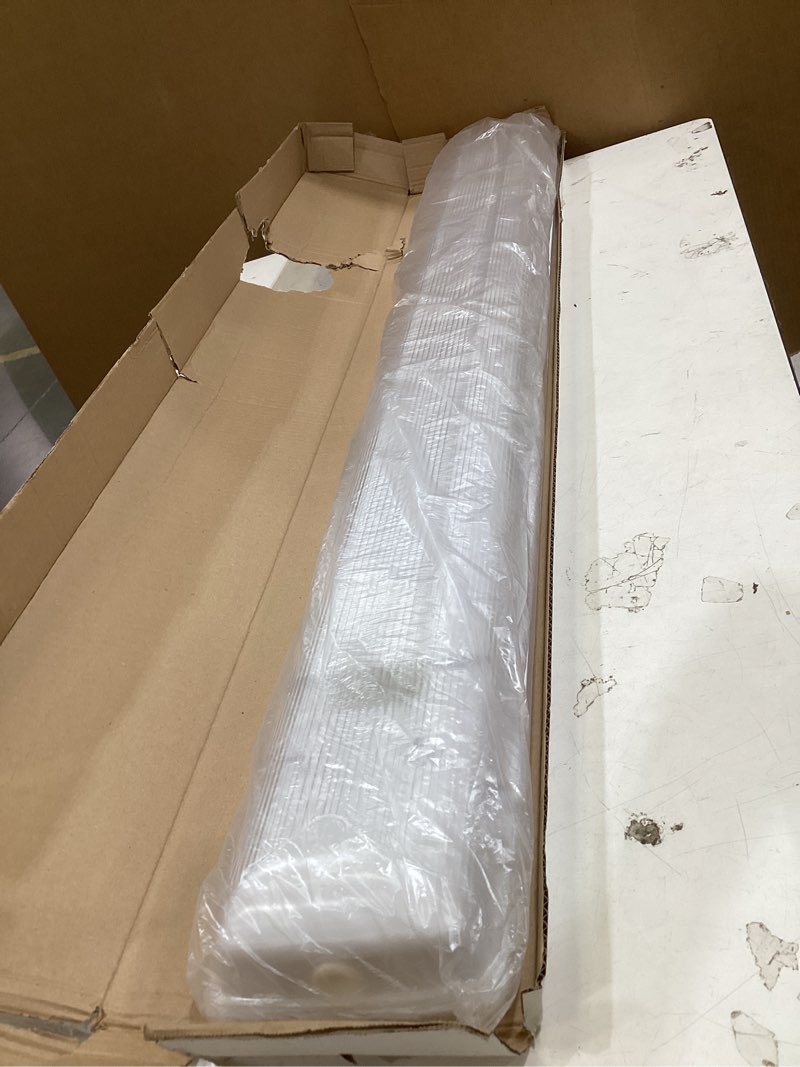 Condition photo showing Good Condition for hyperlite 4ft led wraparound light 60w,6600lm 4' led shop lights fixture with 3 wattages for garage,4000k neutral white wrap light ac120v,etl listed 48inch led light fixtures for office, kitchen 1 pack-4000k