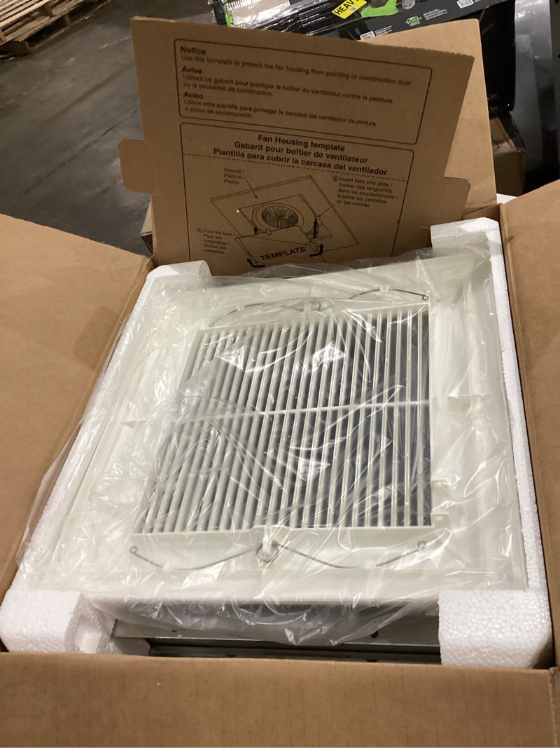 Condition photo showing New/Like New for panasonic whispervalue ceiling/wall mount dual speed bathroom exhaust fan, 30 to 100 cfm, fv-0810vss1 fan – ultra-quiet ventilation
