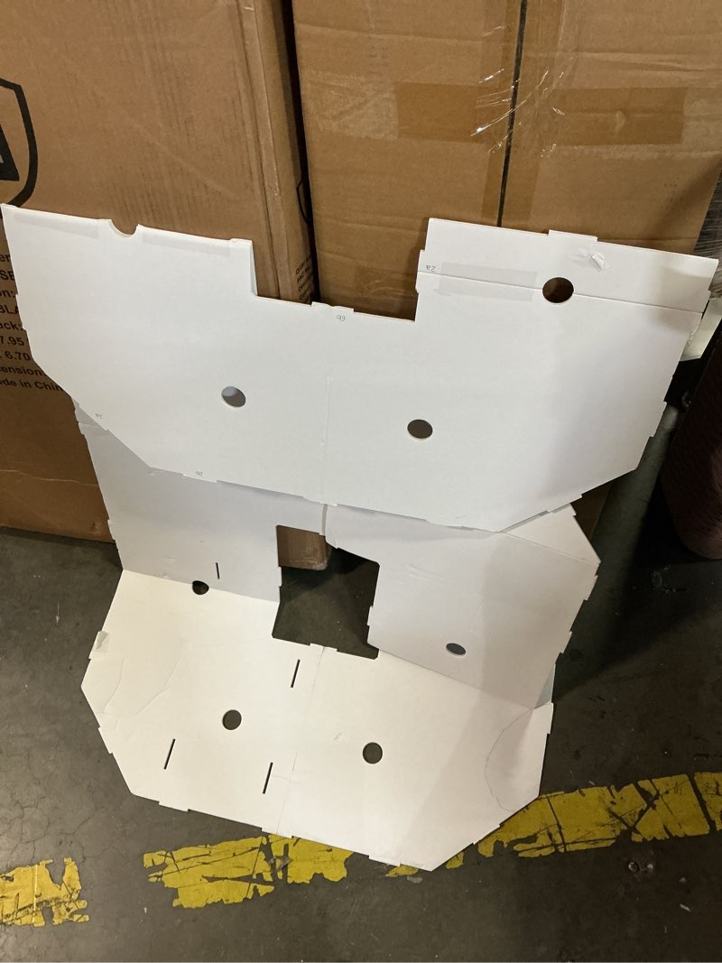 Condition photo showing As Is for ledido 4ft marquee light up numbers, cool white light up numbers large marquee numbers for party decorations,6th 16th birthday anniversary decor, number 6 number 6 4ft