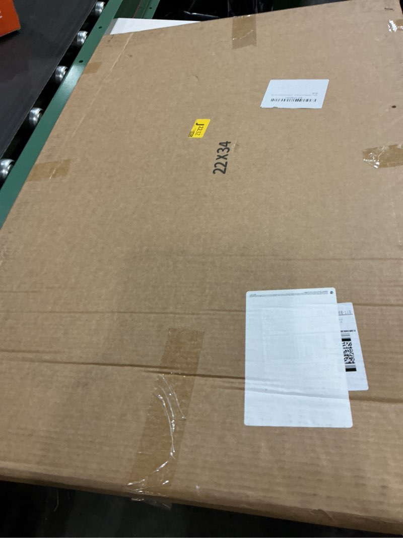 Condition photo showing New/Like New for Veleclo 22x34 Picture Frame for Wall Display, 22x34 Black Picture Frame with Shatter Resistant Plexiglass, Stable and Sturdy 22 x 34 Poster Frame for Wall Display, Handpicked Gift Collection, 1 Pack