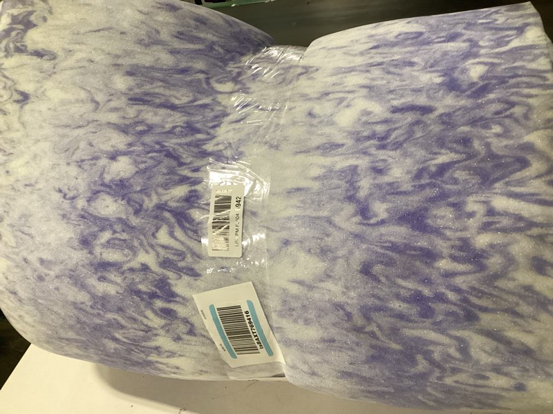 Condition photo showing As Is for Dual Layer 4 Inch Memory Foam Mattress Topper Queen - 2 Inch Gel Memory Foam and 2 Inch Pillow Top Mattress Pad, 7-Zone Egg Crate Mattress Topper