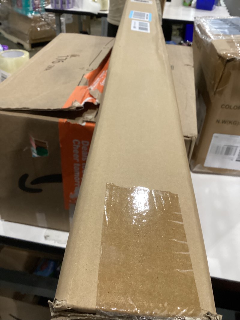 Condition photo showing New/Like New for lazblinds no tools no drill cordless roman shades for windows, blackout thermal insulated uv blocking window blinds, room darkening fabric blinds for indoor windows, 36'' w x 64'' h, beige blackout - beige 36" w x 64" h