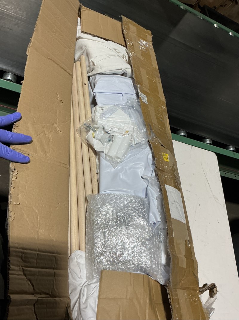 Lemosae 4 Pack Teepee Tent for Kids Slumber Party with Mattress,Fitted Sheet,Light String,Natural Co