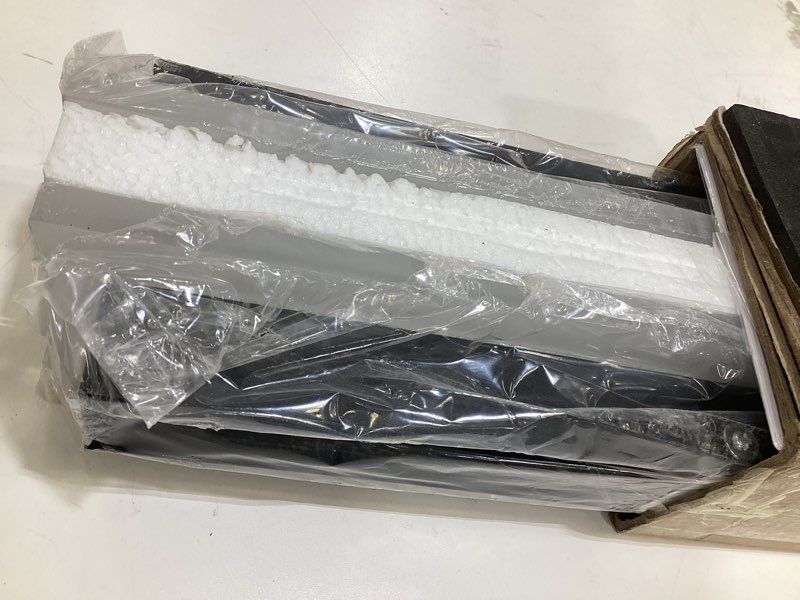 Condition photo showing New/Like New for 2Pack 47.2INCH Long Outdoor LED Wall Lights,38W Waterproof IP65 Warm White led Wall Light Rectangular Black Wall Light,led Porch Lights Outdoor Wall Elegant Frosted White Acrylic Anti Rust 2 Pack-47.2INCH-38W