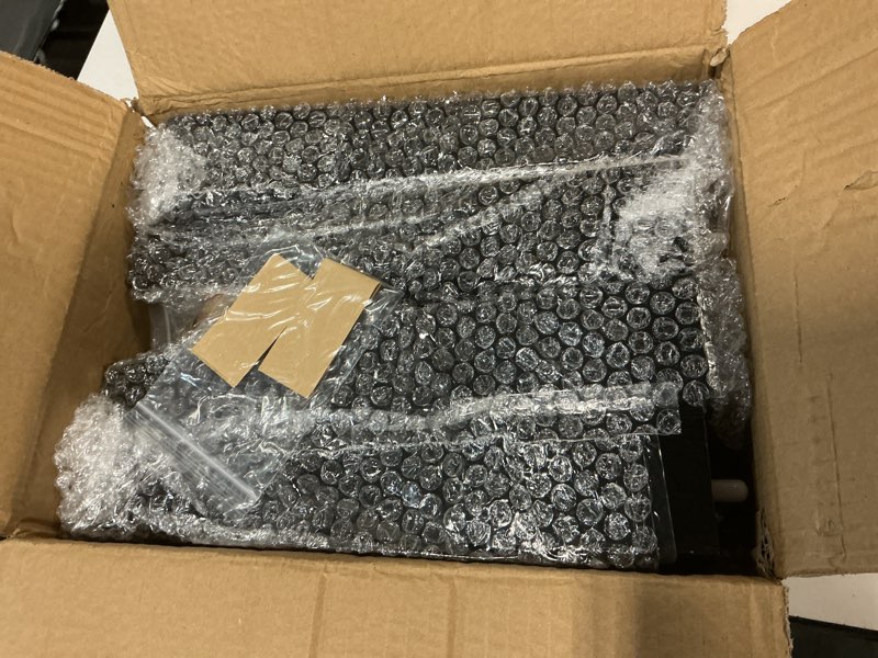 Condition photo showing New/Like New for turstin set of 8 furniture legs 12 inch square solid wood couch legs replacement sofa leg mid century furniture feet for armchair bed dresser cabinet include installation hardware, black 12 inches black