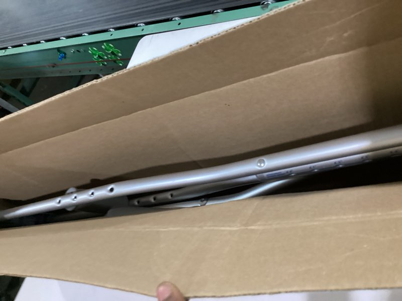 Condition photo showing As Is for medline aluminum crutches for kids, adults & seniors, walking aid, 300 lb weight capacity,1 pair, fitting 5'2" - 5'10" medium, 5'2"-5'10"