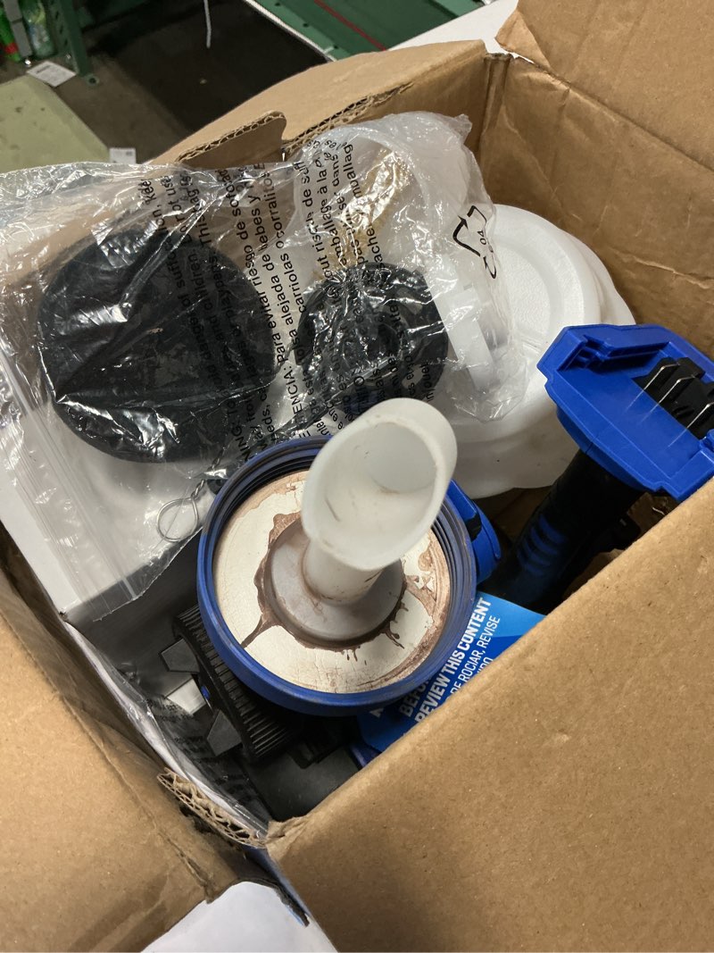 Condition photo showing As Is for kobalt cordless battery handheld hvlp paint sprayer (compatible with stains)
