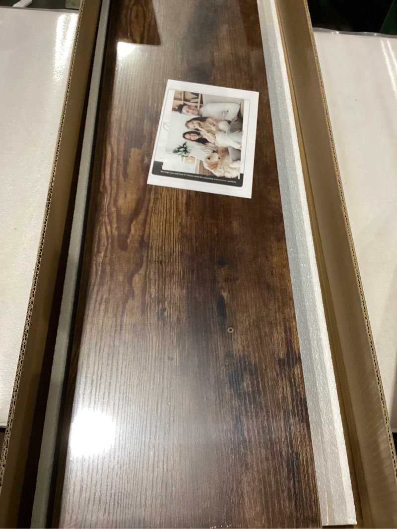 Condition photo showing New/Like New for Heimlove 36 Inch Floating Shelves for Wall,10 Deep Brown Wood Shelves with Invisible Brackets,Wall Mounted Storage & Display Shelves for Bedroom,Living Room,Kitchen,Office Brown 35.7"W x 10.3"D x 1.8"H,New