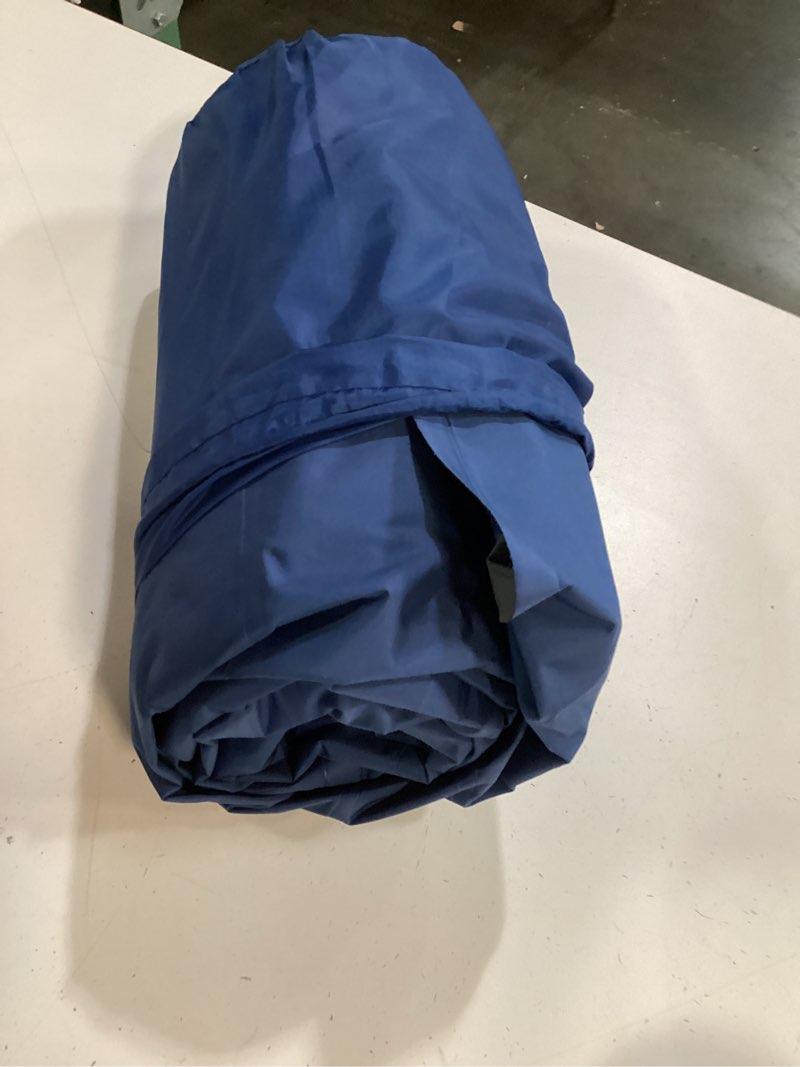 Condition photo showing As Is for ogery sleeping pad for camping, 6" extra-thick reinforced camping pad | sleeping mat with pillows & built-in foot pump, ultralight inflating camping mattress, for backpacking tent hiking travel blue single
