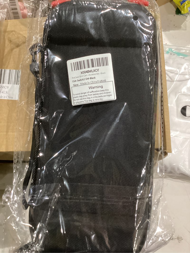 Condition photo showing New/Like New for ProCase Slim Carrying Case for Nintendo Switch 2 2025, Travel Case Hard-Shell with 12 Game Card Slots, Switch 2 Protector Accessories -Black