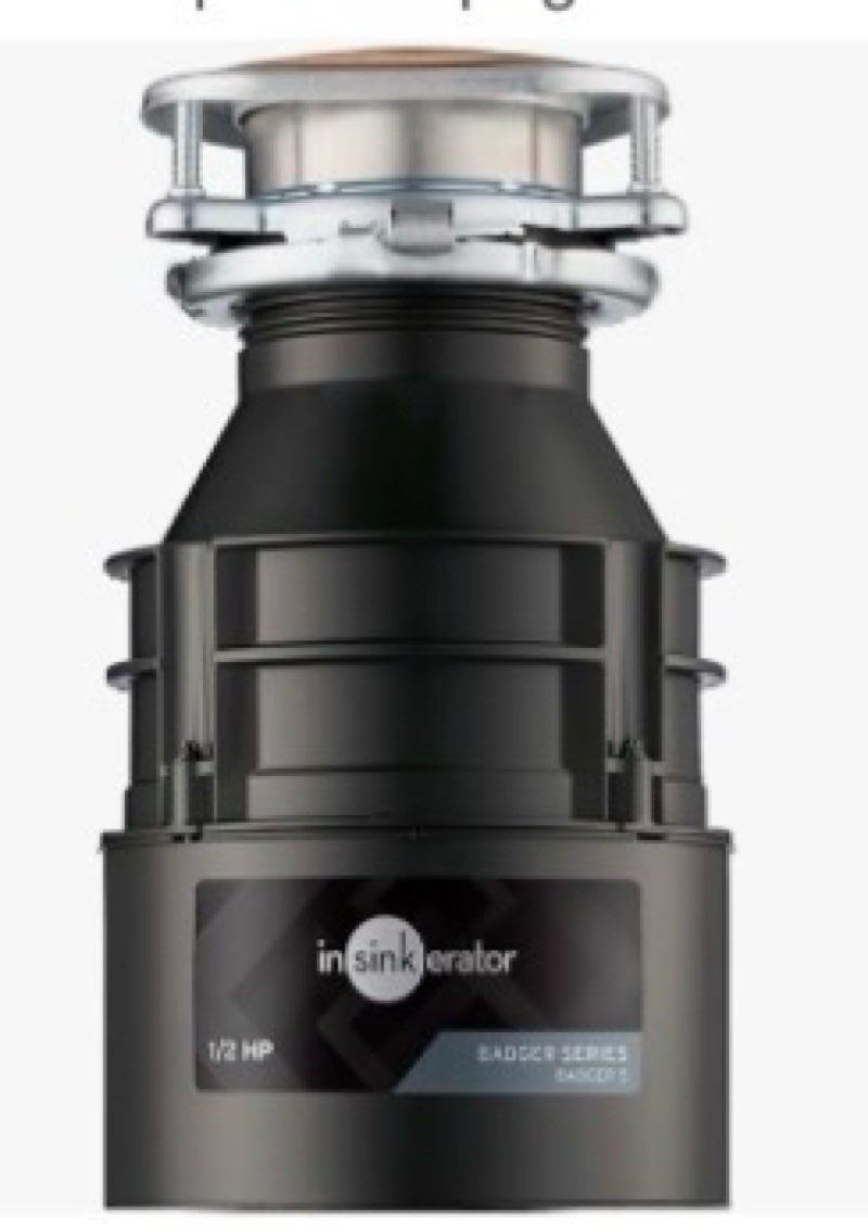 InSinkErator Badger 5XL Garbage Disposal, 1/2 HP, Made In USA, Standard Series