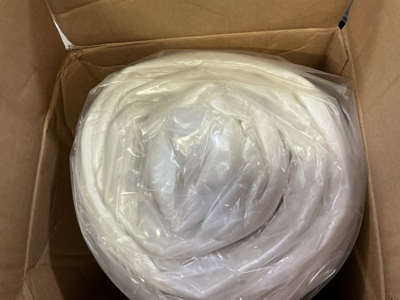 Condition photo showing New/Like New for FDW | 8 Inch Twin Mattress | Medium Firm | Gel Memory Foam Mattress | White | Bed in a Box, CertiPUR-US Certified | Pressure Relief, Cooling Ventilated Foam | Washable Removable Cover White Twin 8 IN