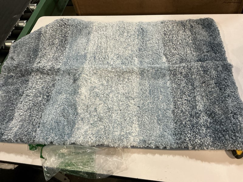 Condition photo showing Good Condition for ayo bath mat, quick drying, water absorbent, bath mat, microfiber, foot wipe mat, ultra thick, anti-slip, soft touch, washing, kitchen, dressing room, kitchen, entrance soft mat (navy, 15.7 x 23.6