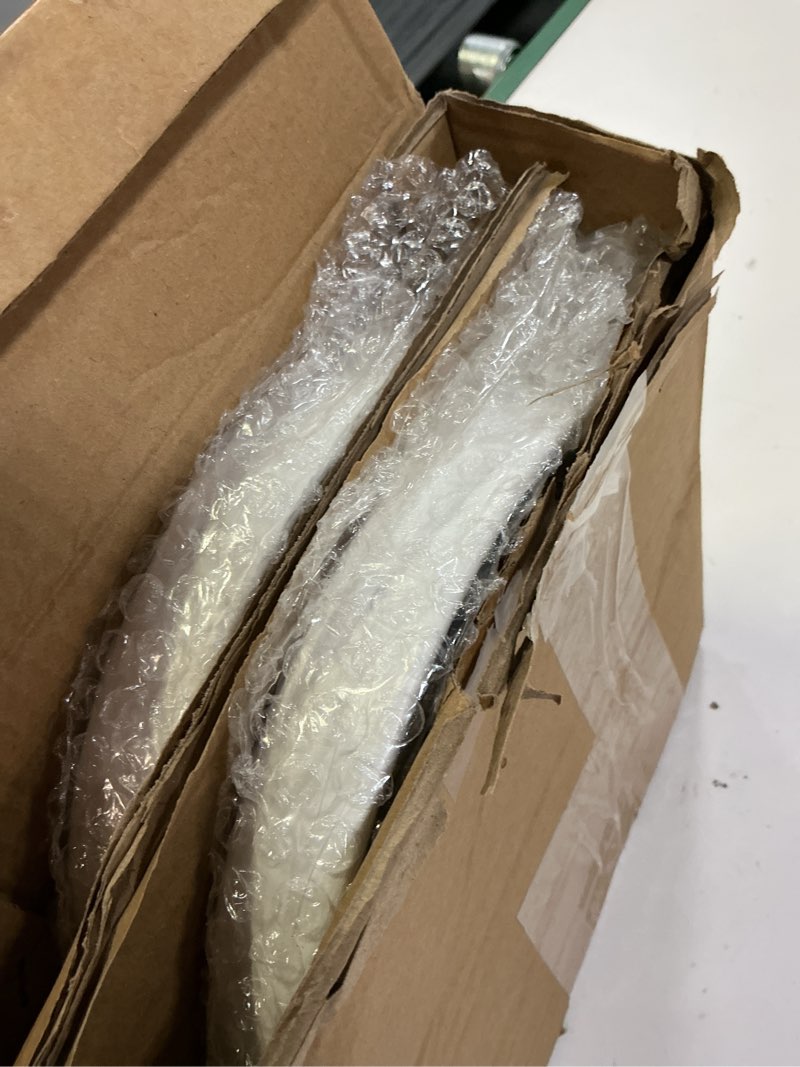 Condition photo showing Good Condition for 9 inch matte white ceramic plant saucer set of 2 with plant saucer mat 9 inch (2 pack) white
