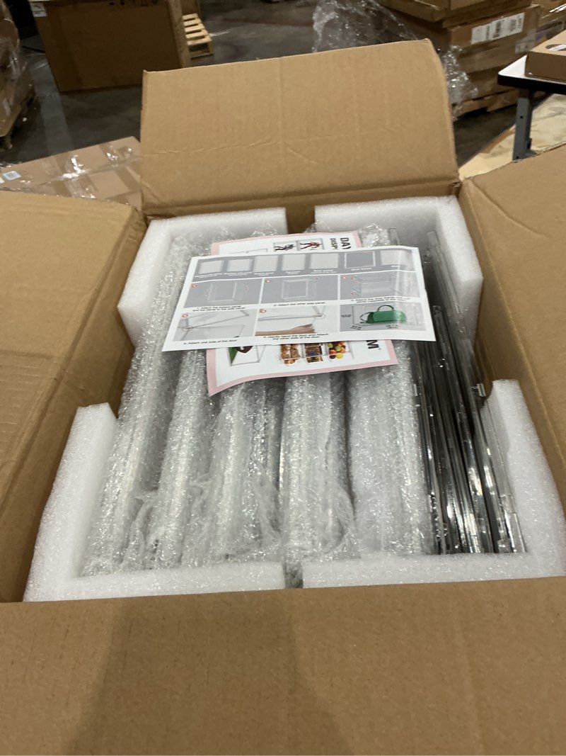 Condition photo showing Good Condition for clear shoe storage boxes 6 pack, size 13 acrylic shoe box stackable large sneakers display case with magnetic door hat collectibles handbag purse organizer for closet clear large size 14 6