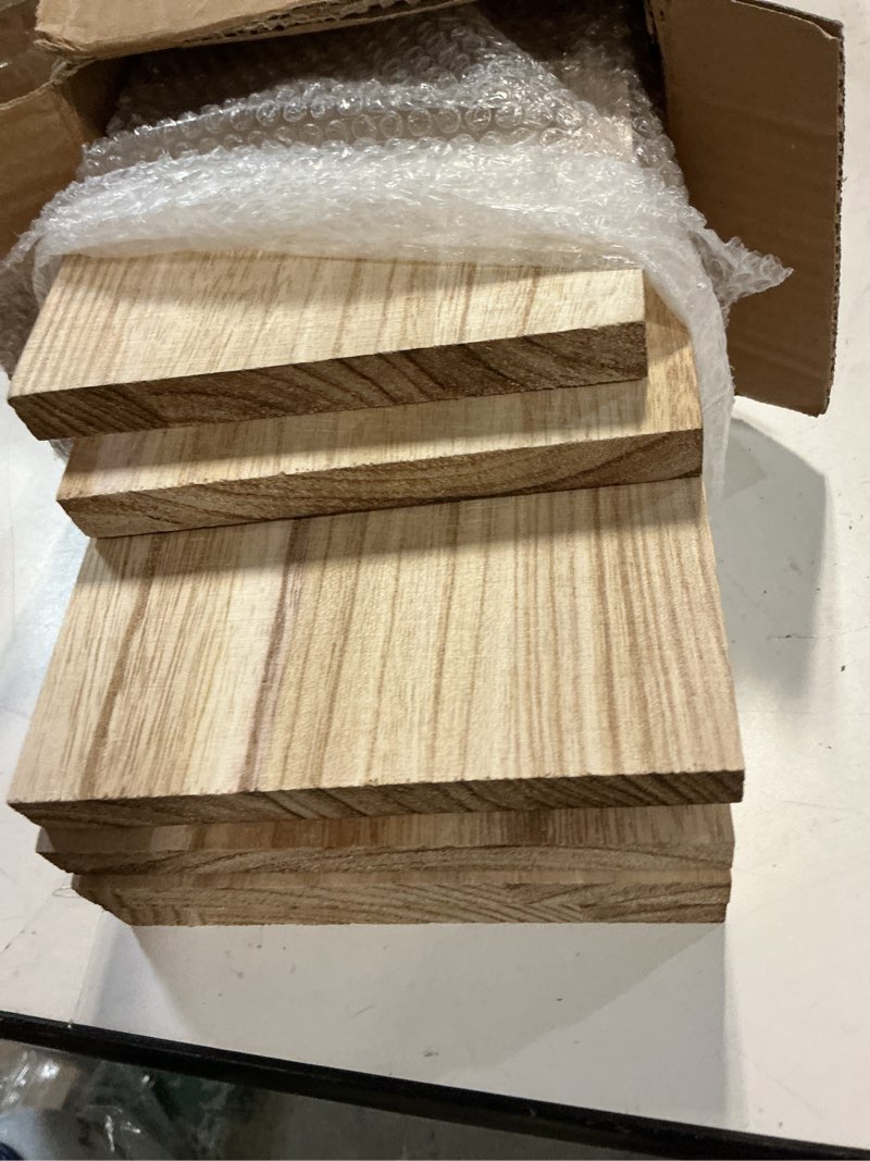 Condition photo showing Good Condition for WOPITUES Wood Floating Shelves Set of 6, Shelves for Wall Decor, Farmhouse Shelf for Bedroom, Bathroom Storage Shelves, Book Shelves for Living Room - Rustic Brown 16.5 Inch Rustic Brown