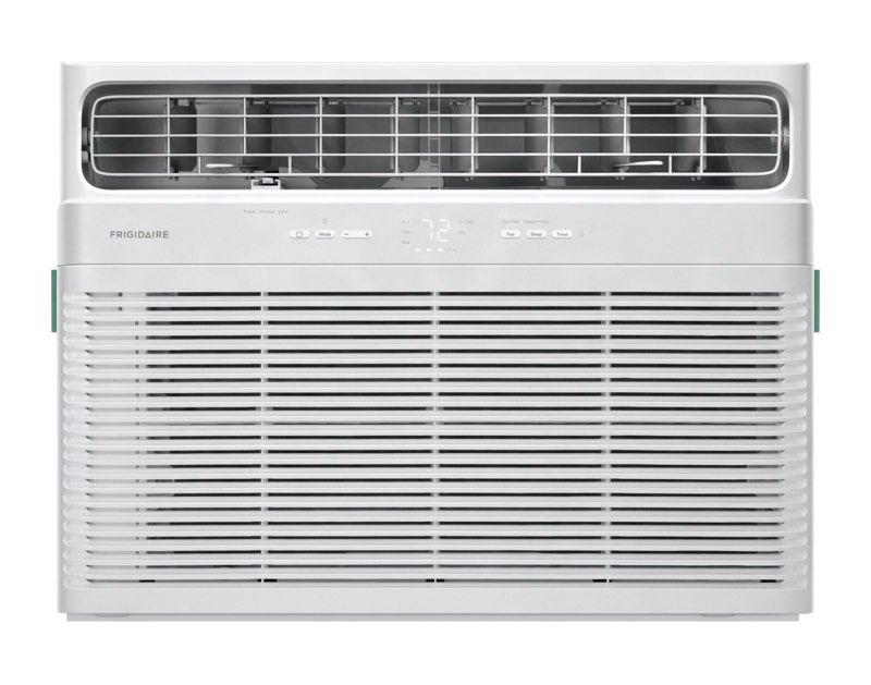 frigidaire 115v 23000 btu smart window air conditioner with 16000 btu heater, dehumidifier, fan, wi-fi & remote control, quiet energy efficient ac unit for home heating cooling, cools up to 1600 sq ft