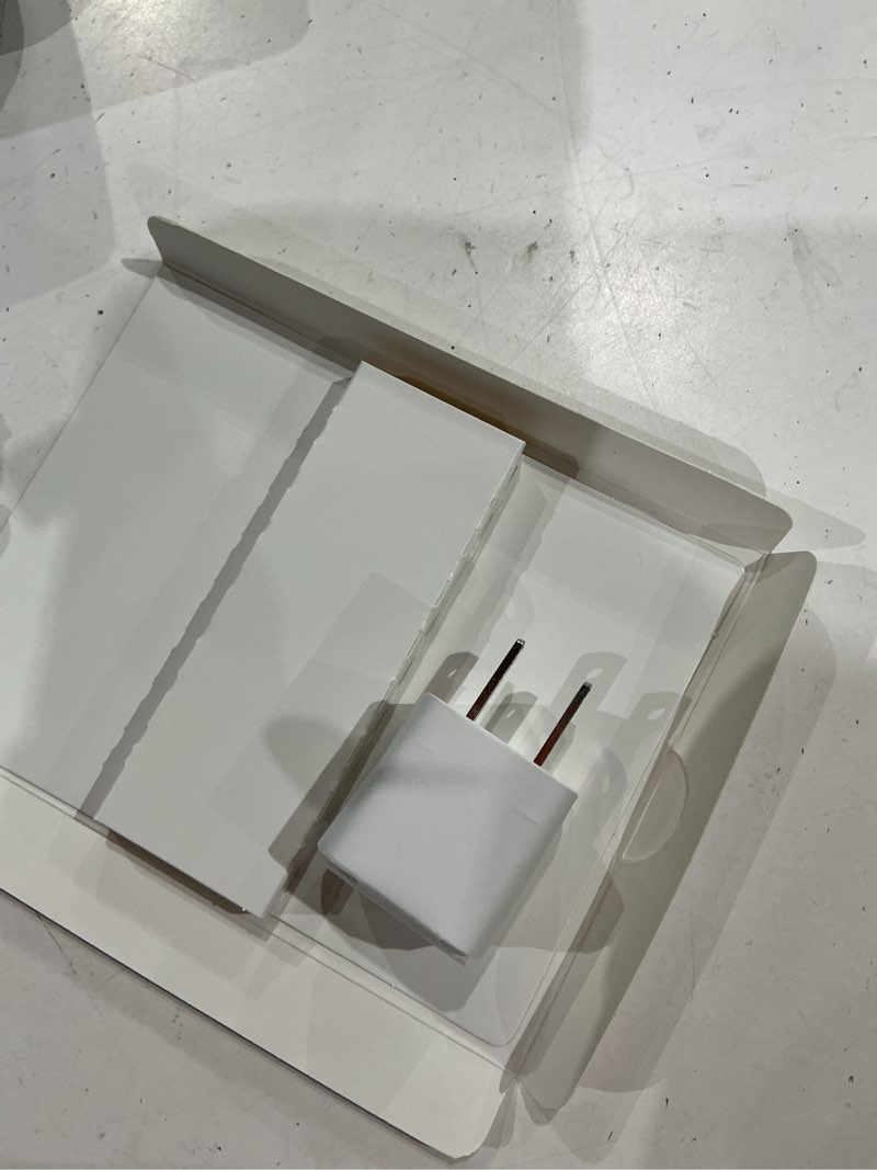 Condition photo showing As Is for anker 20w ultra small charger - white