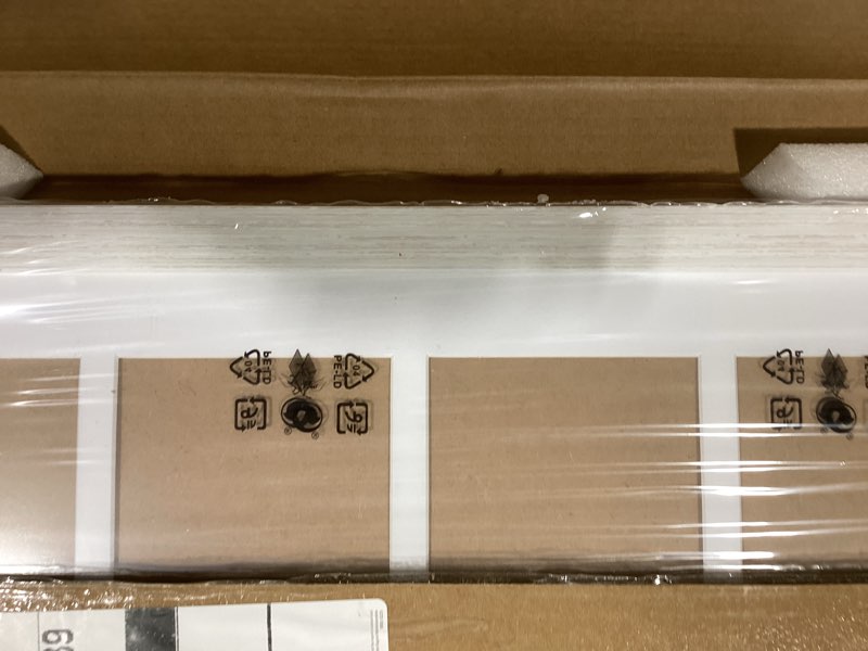 Condition photo showing New/Like New for 8x26 Collage frame with 6 Openings 4X6 Pictures, Multiple Picture Frame with Mat, Wall or Tabletop Decor, White Wood Grain,2 Pack White 8x26 - (6 open 4x6)