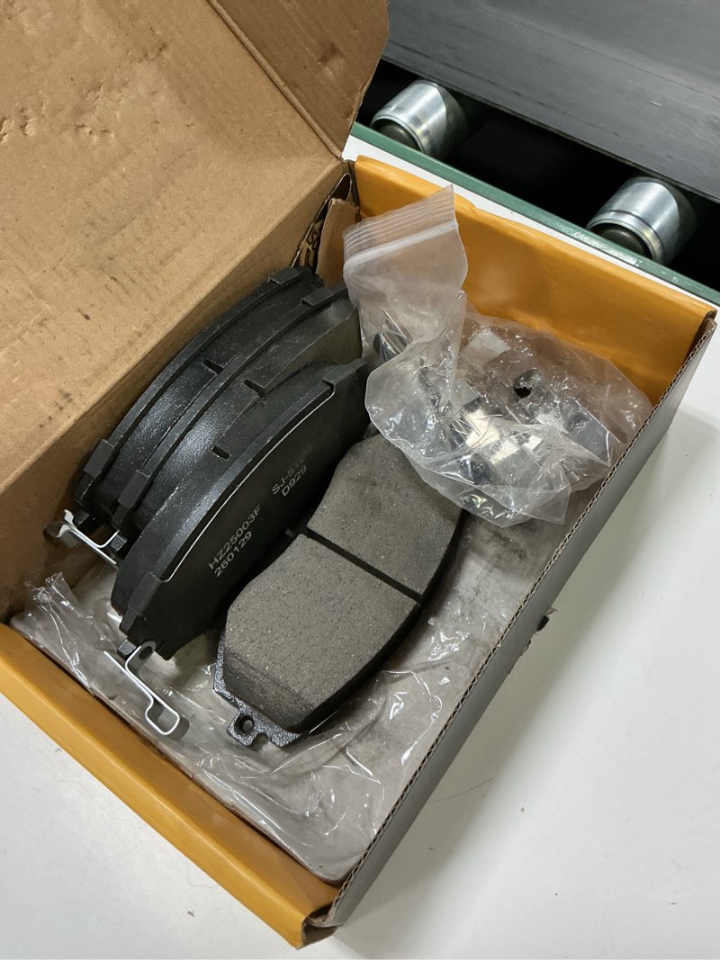 Condition photo showing As Is for front ceramic disc brake pads d929 fit for subaru baja 2003-2006,forester 2003-2010,impreza-2002 2004 ts;2005-2010 outback sport,legacy 2006-2012 2.5i,outback 2002-2009,saab 9-2x 2005 2006 hz929