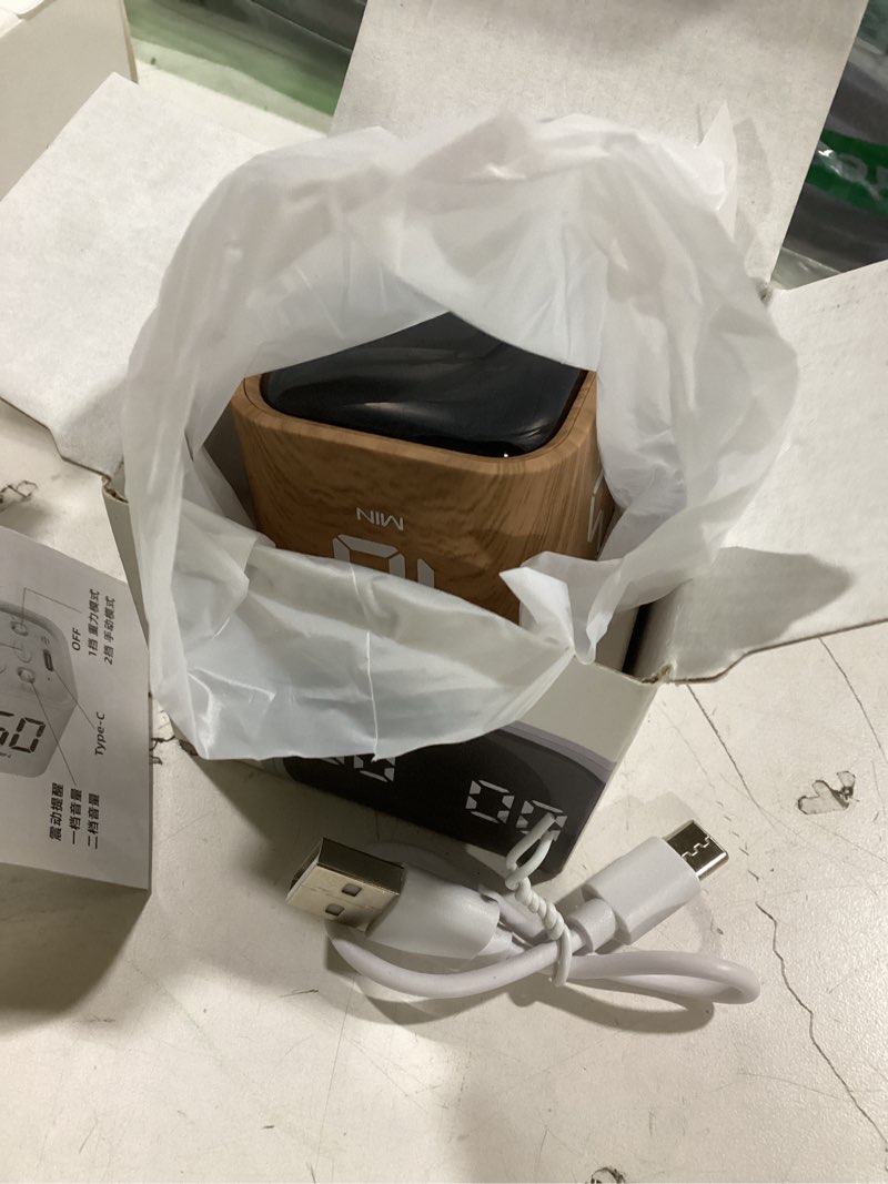 Condition photo showing New/Like New for VEWINGL Cube Productivity Timer, 5/10/30/60 Min Presets + Custom Countdown, Silent/Vibrate/Sound Alarm, Pause & Resume, Desk Timer for Work, Study, Tasks, Kitchen Ripple