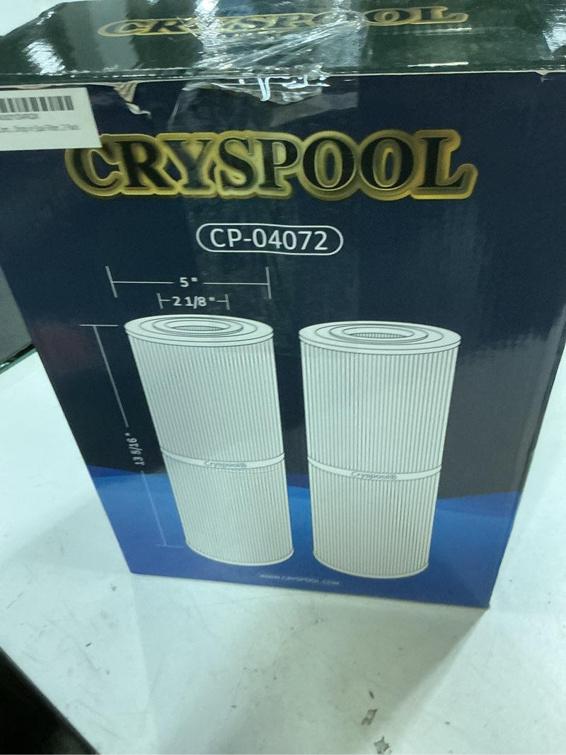 Condition photo showing New/Like New for cryspool® 04072 filter compatible with prb25-in hot tub filter, c-4326, fc-2375, 3005845, r172327, r173429, 33521, 25392, 817-2500, 5x13 drop in spa filter, 2 pack