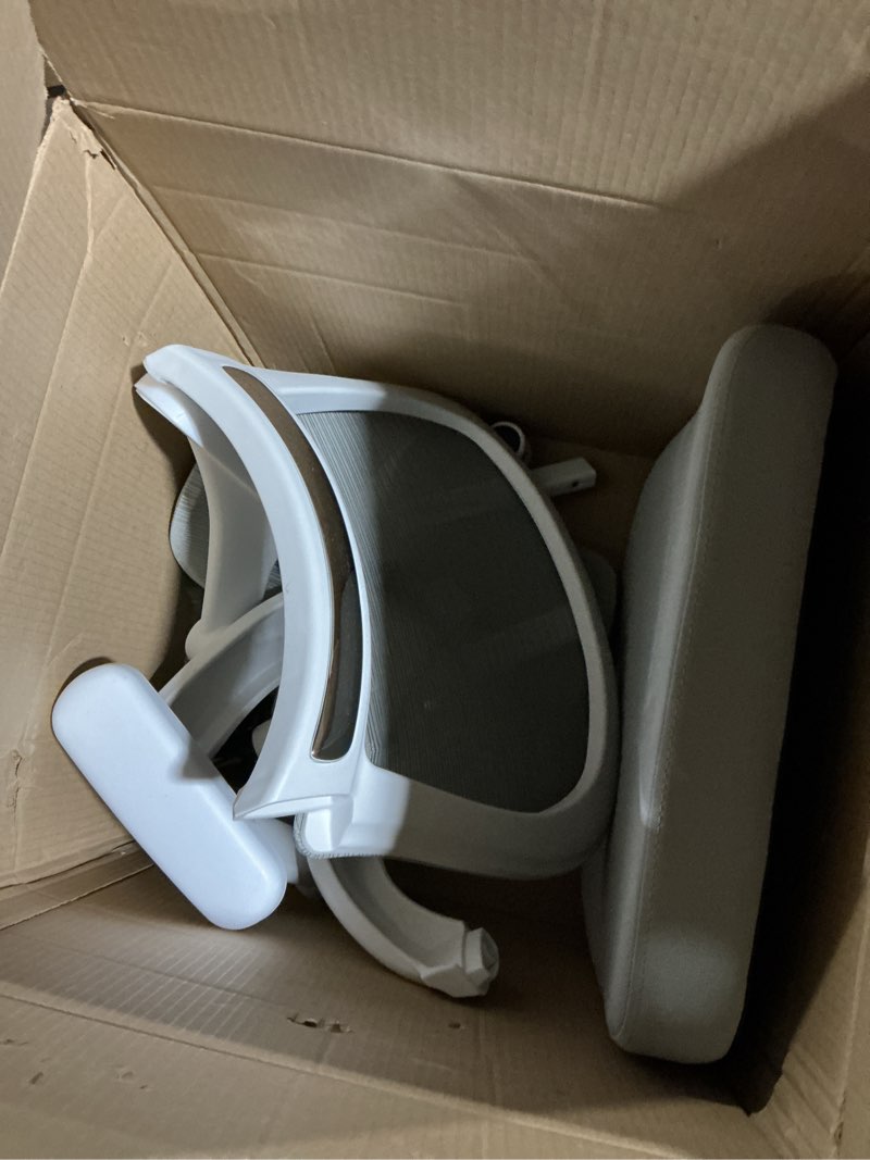 Condition photo showing As Is for TRALT Ergonomic Office Chair - Comfy Desk Chair with Back Support, Home Office Desk Chairs, Computer Chair, 330lbs Wide Seat Big and Tall Office Chair for Executives (Grey)