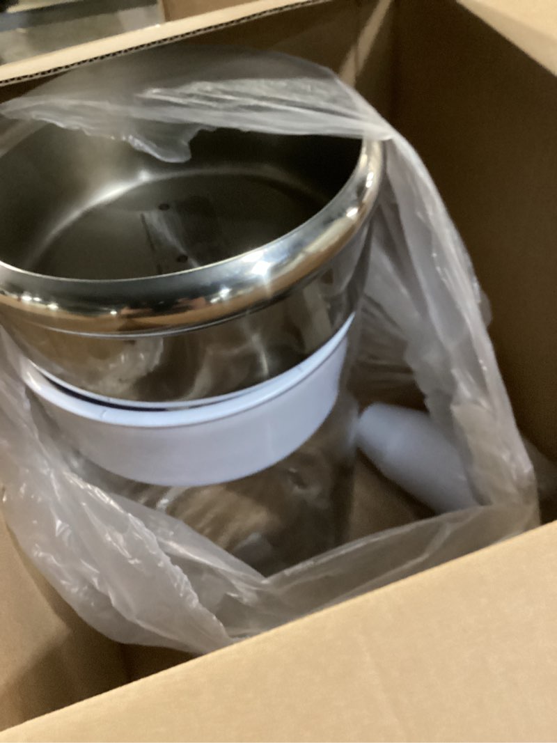 Condition photo showing As Is for (Similar)Lifewit 1 Gallon Plastic Drink Dispenser for Parties, Clear Beverage Container for Juice/Tea/Soda, Drink Pitcher with Leakproof Spigot, BPA Free Lemonade Stand Supplies