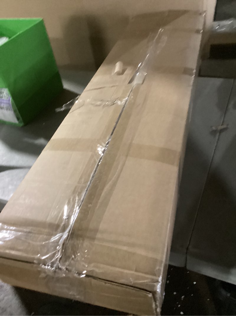 Condition photo showing Good Condition for Dreamland 48" Floating Shelves for Wall, 12" Deep Thicker White Floating Shelves, Wall-Mounted Shelv