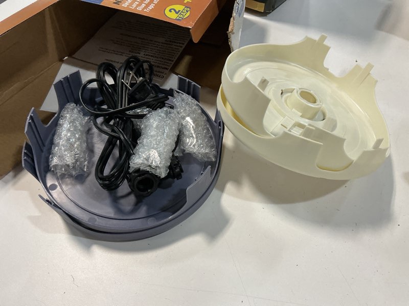 Condition photo showing New/Like New for 2 Pack Flea Traps for Inside Your Home, Indoor Flea Light, Bed Bug Killer with 8 Sticky Pads & 4 Light Bulb, Odorless Natural Insect Infestation Treatment Trap for Kid Pet White Grey