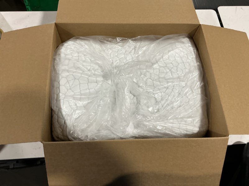 Condition photo showing Good Condition for cooling bed pillows for sleeping 1 pack shredded memory foam pillows adjustable cool pillow queen (1 count) original white (cooling)