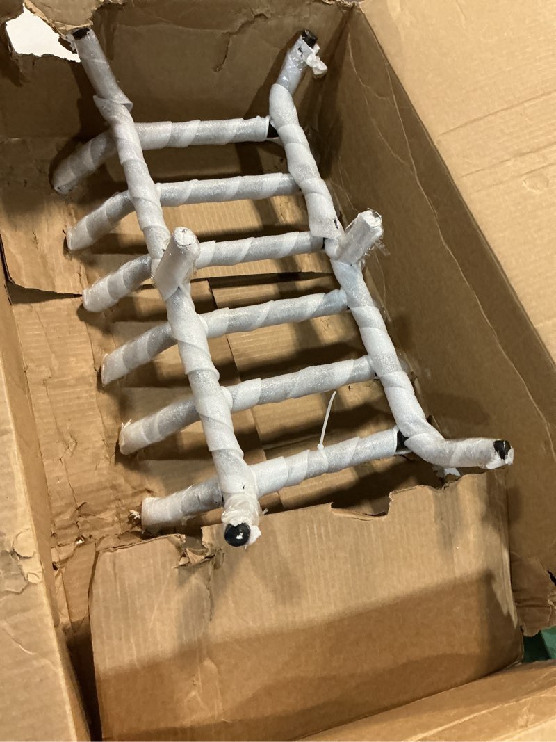 Condition photo showing New/Like New for G GOOD GAIN Fireplace Log Grate - 20 inch Firewood Burning Holder Heavy Duty | Fire Log Burning Wrought Iron Rack | Fire Pit Tray for Indoor Chimney Hearth & Outdoor Camping 20inch