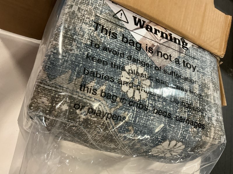 Condition photo showing Good Condition for Rugland 8x10 Area Rugs - Stain Resistant Washable Rug, Anti Slip Backing Rugs for Living Room, Vintage Tribal Area Rugs(TPR07-Green, 8'x10') Tpr07-green 8' x 10' (Rectangular)