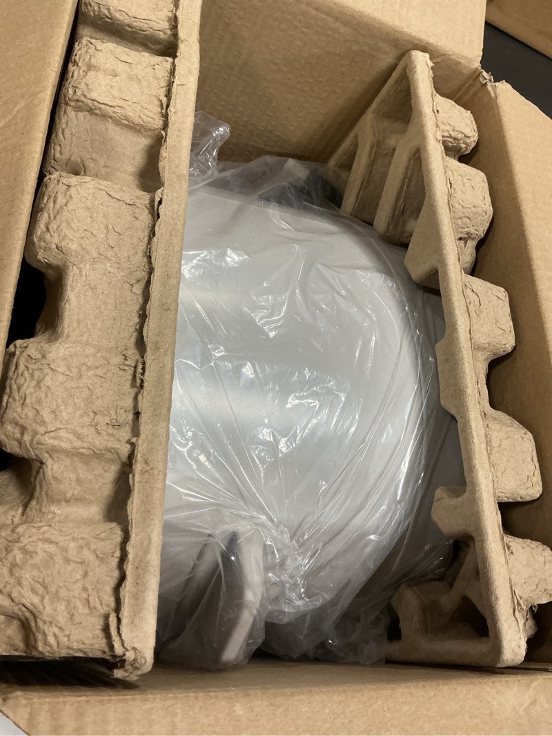 Condition photo showing Good Condition for bella 6.0 Qt Manual Slow Cooker, Ceramic Nonstick Coating, 3 Temperature Settings, Dishwasher Safe Stoneware Pot and Tempered Glass Lid, Cool Touch Handles & Tangle Free Cord Wrap, Oatmilk