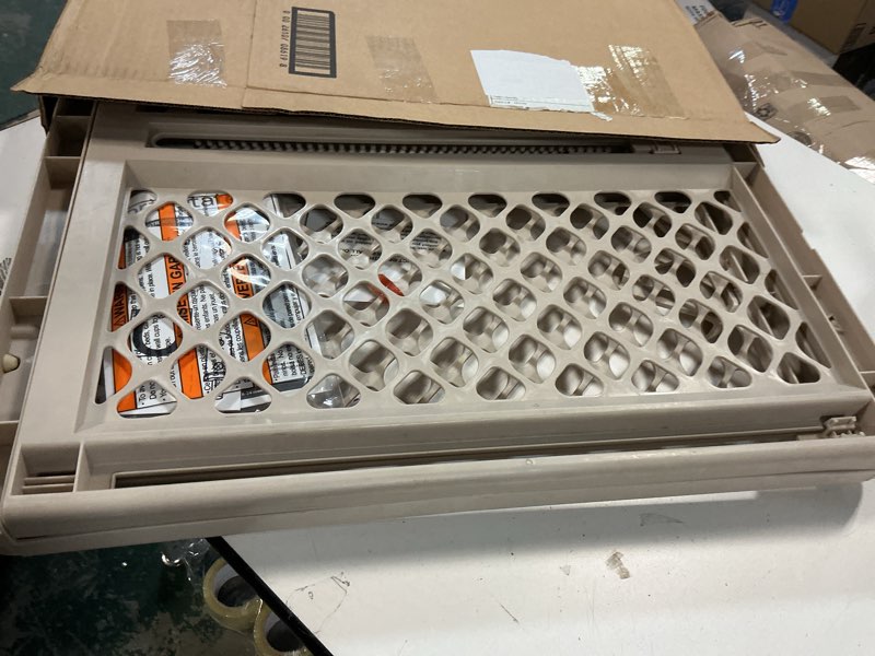 Condition photo showing As Is for North States 5-Way Pet Gate, Model# 8619