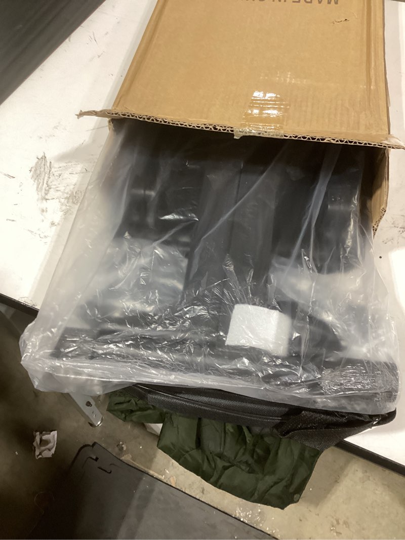 Condition photo showing Good Condition for Adjustable Keyboard Bench, Folding Piano Stool Chair with 2.4" Thick Padded Seat, Portable Height Adjustable Organ Synthesizer Bench, Non-Slip Rubber Feet - Black