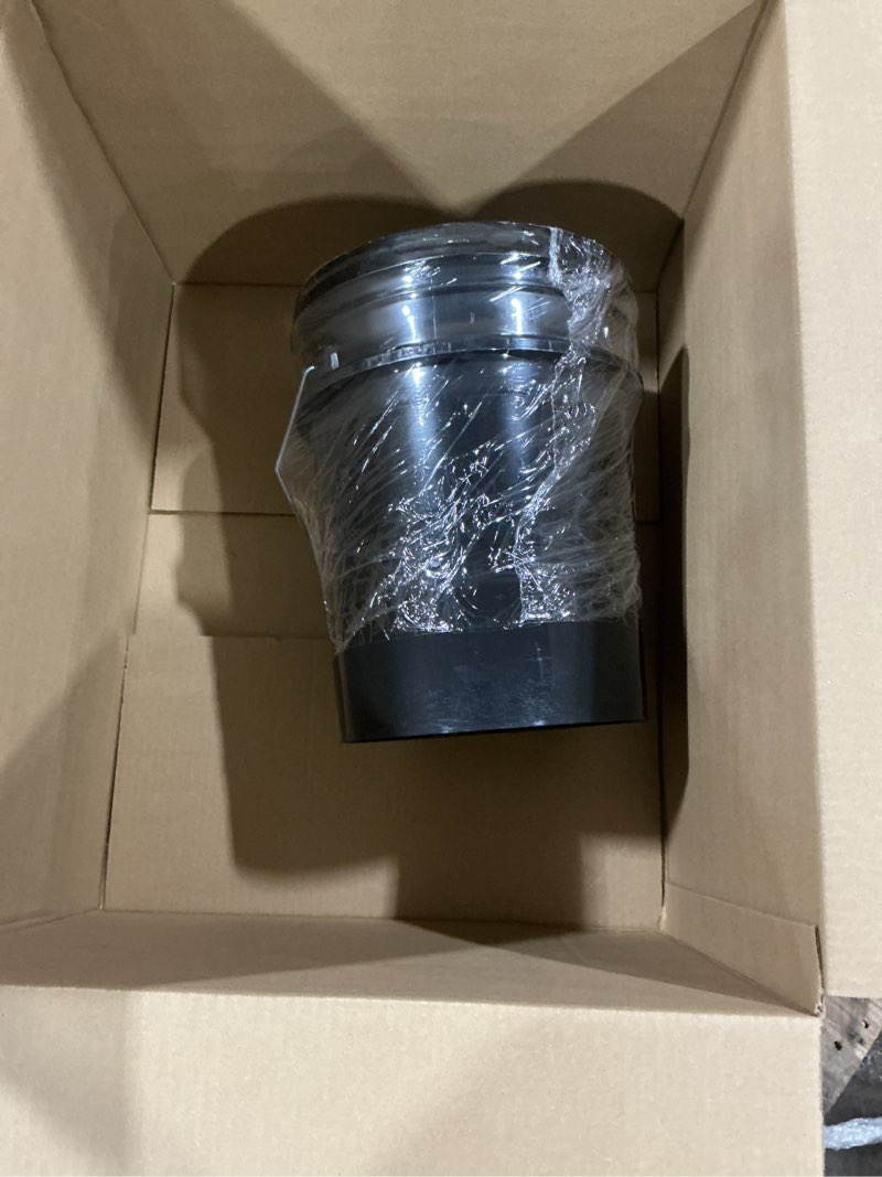 Condition photo showing Good Condition for 5 Gallon Bucket & Lid - 70 Mil All Purpose Pail - Made in The USA - Food Grade - Contains No BPA Plastic - Recyclable- 100% Recycled Material- Eco Sustainable Bucket (Black, 1) Black 1