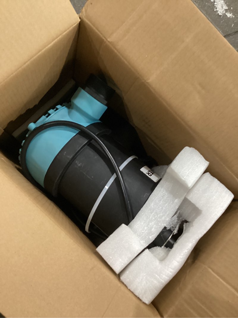 Condition photo showing Good Condition for saker pool cover pump automatic on off, 1/4 hp water pump,2377 gph submersible sump pump,water removal pump with 25ft power cord & filter net for swimming pool covers, hot tubs, rooftops