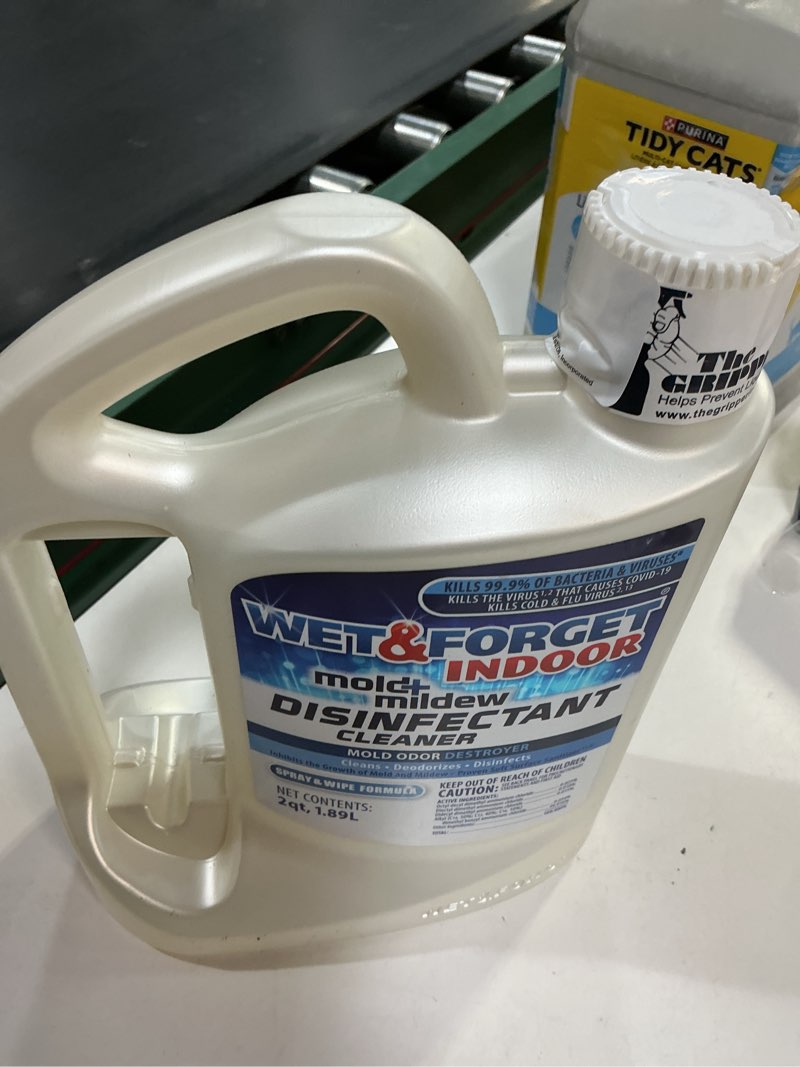 Condition photo showing New/Like New for Wet & Forget Indoor Mold and Mildew All-Purpose Cleaner Deodorizes, Disinfects, Kills 99.9% of Bacteria and Viruses, Ready to Use, 64 Fl. Oz.