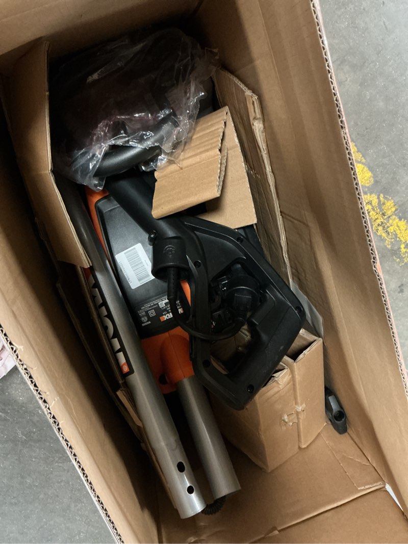 Condition photo showing As Is for worx 12 amp 7.5’’ electric lawn edger & trencher, corded, wg896