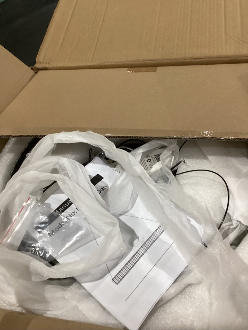 Condition photo showing item condition for 16'' Modern Ring Chandelier Crystal Chandeliers for Dining Room Round LED Dimmable Ceiling Light Fixture for Living Room Bedroom Lighting Black Black 1 Ring-16''