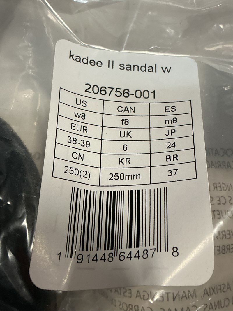 Condition photo showing New/Like New for crocs' swiftwater water sandals, soze 8