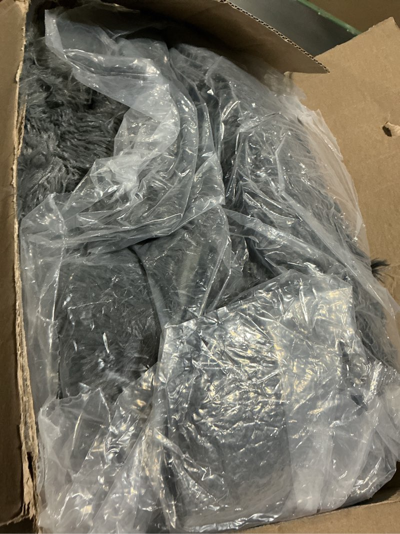 Condition photo showing Good Condition for 8x10 Area Rugs for Living Room: Ultra Soft Fluffy Shag Grey Rugs for Bedroom, Non-Slip Large Fuzzy Plush Rug Indoor Floor Carpet for Nursery Kids Boys Girls Room, Dorms, Playroom, Modern Home Decor Grey 8' x 10' (Rectangular)