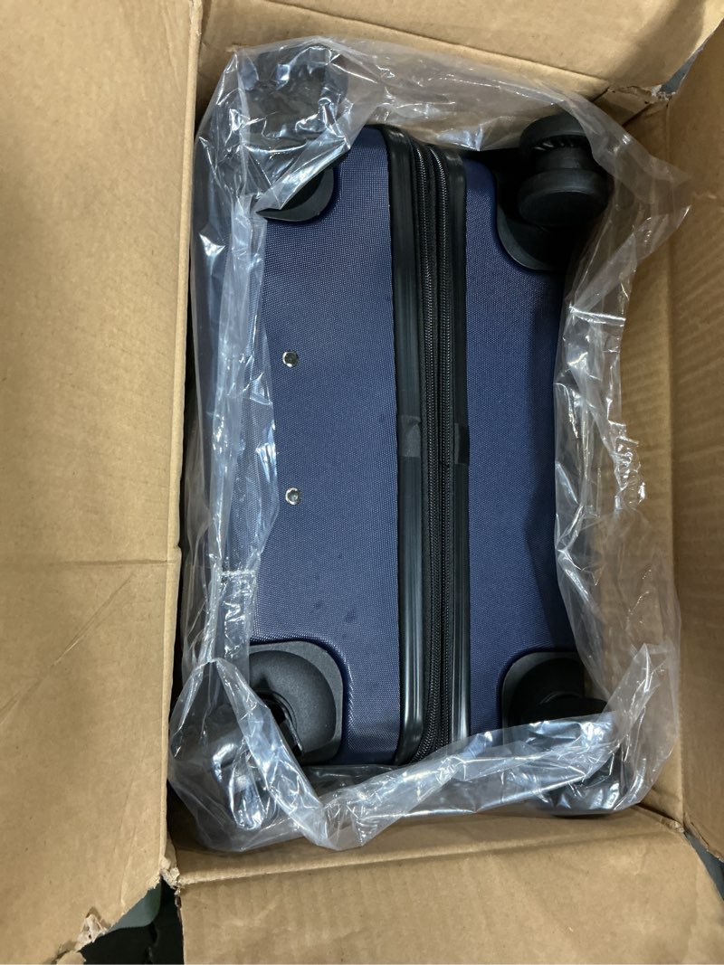 Condition photo showing Good Condition for newbulig 24 inch carry on luggage, lightweight expandable rolling suit case with tsa lock, hard shell abs suitcase with double spinner wheels, blue blue 24 inch
